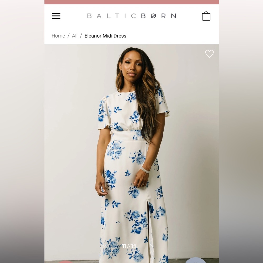 NWT‼️- Baltic Born floral midi dress.